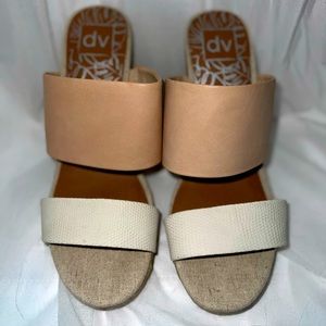 DV Dulce Vida Tan and Cream Wedges (Target)